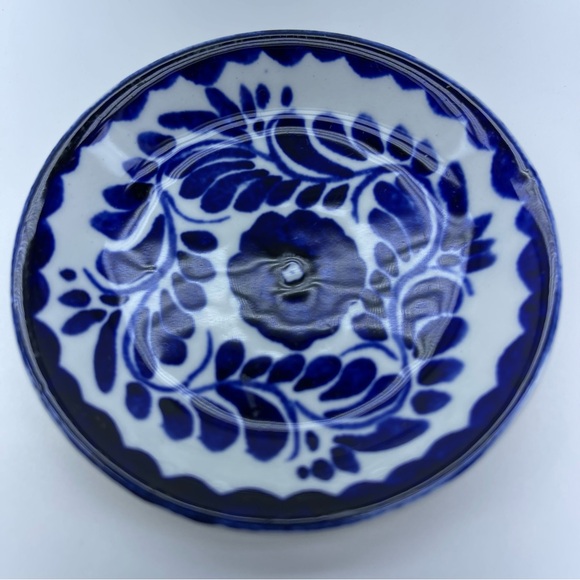 Blue White Vintage Playes Japan Blue Willow Anfora Mexican Delft Windmill 3 pc - Picture 5 of 10